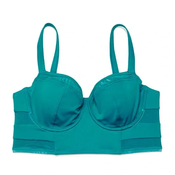 Adore Me Swim Adore Me Daeny Contour Plus Greenteal 42c Poshmark